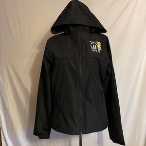 NWOT Port Authority Rain Coat with detachable hood Size Small